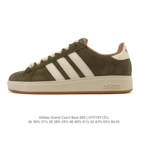 Adidas Neo Grand Court Lazy Egg Collaboration White Sneakers for Men and Women