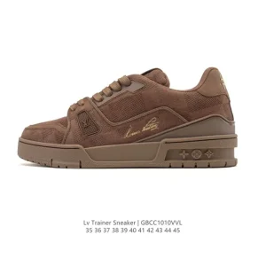 Louis Vuitton Trainer Sneaker Low Top Luxury Fashion Sneakers for Men and Women