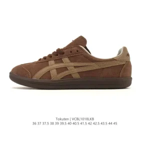 ASICS Tokuten Unisex Retro Running Sneaker Leather Casual Shoe