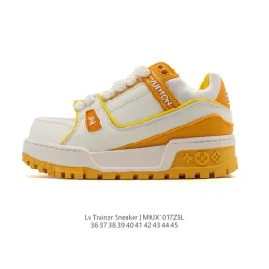 Louis Vuitton Maxi Trainer Padded Skate Shoes with Rubber Sole