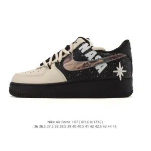Nike Air Force 1 07 Low White Leather Sneakers for Men and Women