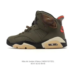 Nike Air Jordan 6 Retro Low PSG Paris Saint-Germain Sneakers