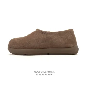 UGG Classic Retro Low-Top Snow Boots with Wool Lining