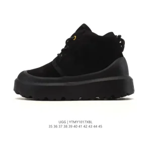 UGG Retro High-Top Platform Boots with Wool Lining