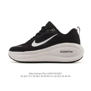 Nike Vomero Plus Running Shoes with Reverse Swoosh and ZoomX Cushioning