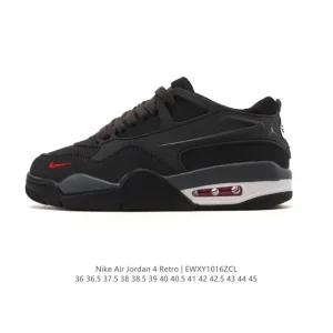 Jordan Air 4 Retro OG Low Top Casual Basketball Shoes for Men and Women