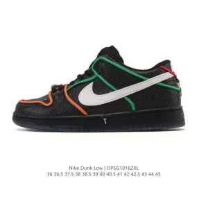 Nike SB Dunk Low Pro Hv1664 Vintage Leather Skateboarding Shoes for Men and Women