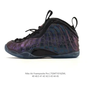Nike Air Foamposite One Men's Basketball Shoes - Black & Blue