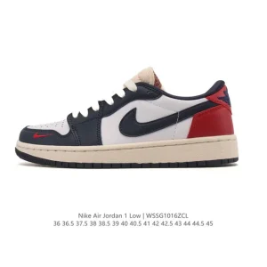 Jordan AJ1 Low Retro Classic Leather Basketball Shoes