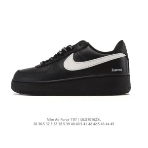 Nike Air Force 1 '07 Low White Leather Sneakers