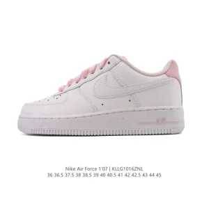 Nike Air Force 1 Low 07 White Leather Sneakers for Men and Women