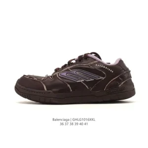 Balenciaga Hamptons Worn Out 18th Generation Leather Sneakers