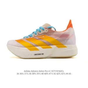 Adidas Adizero Adios Pro 4 Running Shoes Men Women Lightweight Breathable