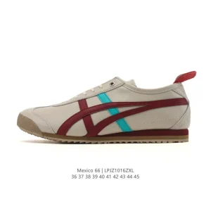 ASICS Onitsuka Tiger Mexico 66 Classic Leather Vintage Sneakers