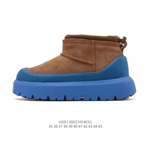 UGG Retro High-Top Platform Boots with Wool Lining