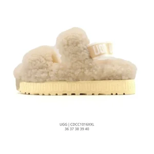UGG Women's Winter Fleece Slippers with Faux Fur Lining