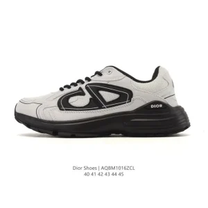 Dior Men's Low-Top Retro Sneakers - Luxury Casual Running Shoes
