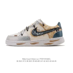 Nike Court Vision Low Vintage Basketball Sneakers with Retro Design
