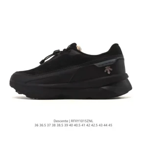 Descente Cron Racer Men's Women's Lifestyle Sneakers with Cushioning and Anti-Slip Sole