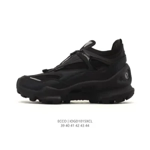 ECCO Men's Casual Sneakers with Thick Sole and Breathable Design