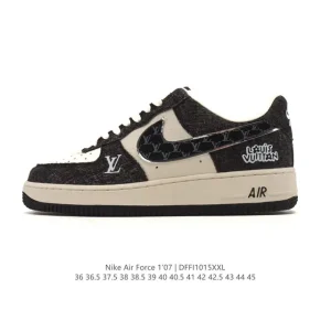 Nike Air Force 1 07 Low White Leather Casual Sneakers