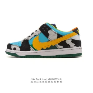 Nike SB Dunk Low Pro Vintage Leather Skate Shoes for Men and Women