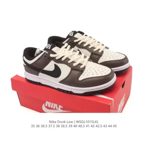 Nike SB Dunk Low Pro Vintage Leather Skate Shoes for Men and Women