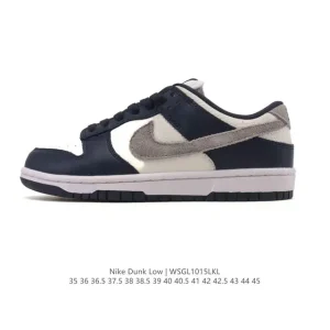 Nike SB Dunk Low Pro Vintage Leather Skateboarding Shoes for Men and Women