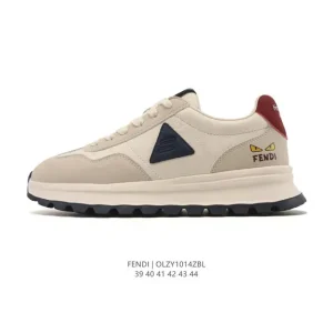 Fendi Men's Fashion Retro Sneakers with Thick Sole