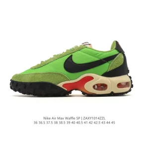 Nike Air Max Waffle Sp Action Green Running Shoes