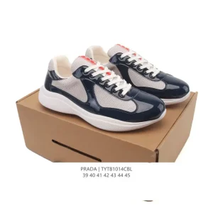 Prada Chunky Runner Men's Fashion Sneakers with Thick Sole
