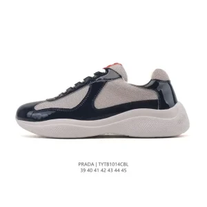 Prada Chunky Runner Men's Thick Sole Athletic Sneakers