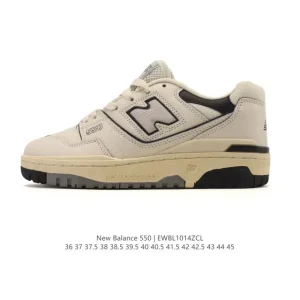 New Balance 550 Retro Basketball Shoes White Leather Classic Style