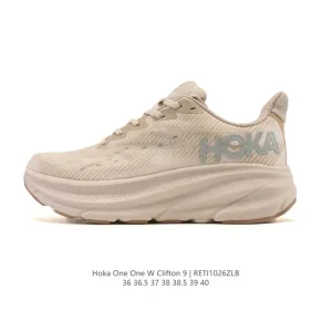 Hoka One One Clifton 9 Lightweight Cushioned Running Shoe