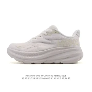 Hoka One One Clifton 9 Lightweight Cushioned Running Shoes