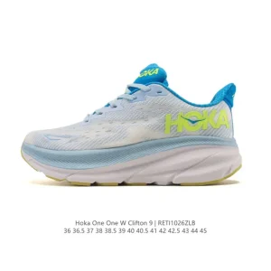 Hoka One One Clifton 9 Lightweight Cushioned Running Shoe