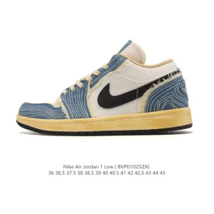 Jordan Air 1 Low Retro Basketball Shoes with Air Cushion Technology