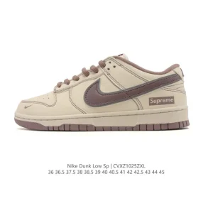 Nike SB Dunk Low Pro RM2308 Vintage Leather Skate Shoes for Men and Women