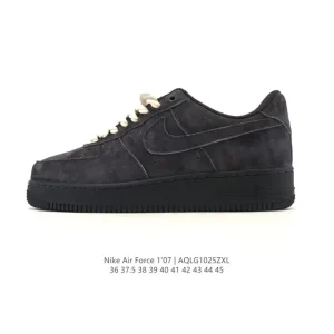 Nike Air Force 1 '07 Low White Leather Casual Sneakers