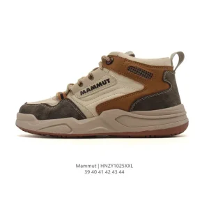 Mammut Retro Leather Board Shoe Thick Sole Casual Sneakers