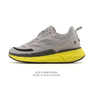 ECCO Men's Lightweight Outdoor Casual Sneakers Breathable Lace-Up Shoes