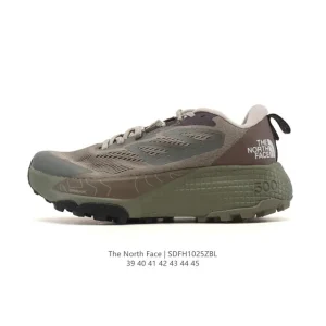 The North Face Men's Low-Top Hiking Shoes with Thick Sole and Breathable Fabric