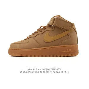 Nike Air Force 1 Low 07 White Leather Sneakers DJ9158