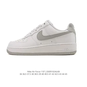Nike Air Force 1 '07 Low Fj4146 White Leather Casual Sneakers
