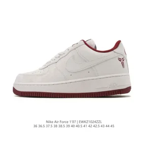 Nike Air Force 1 '07 Low White Leather Casual Sneakers for Men and Women