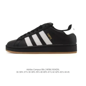 Adidas Campus 00S Retro Bread Shoe in White and Black