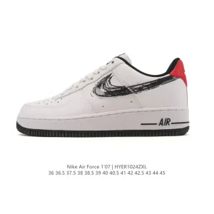Nike Air Force 1 '07 Low White Leather Sneakers