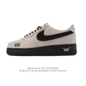 Nike Air Force 1 '07 Low White Leather Sneakers