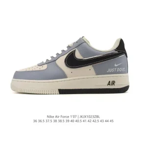 Nike Air Force 1 '07 Low White Leather Casual Sneakers