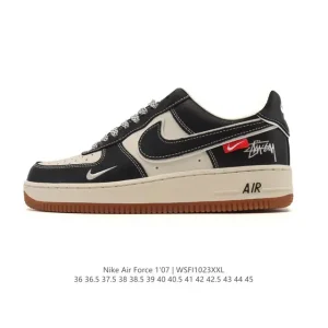 Nike Air Force 1 Low 07 White Leather Sneakers for Men and Women
